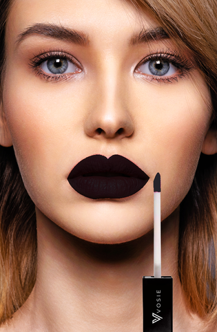 Satin Liquid Lip- Deep black