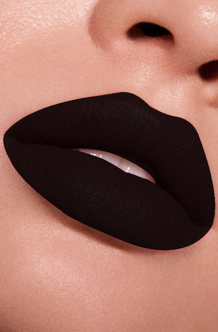 Satin Liquid Lip- Deep black